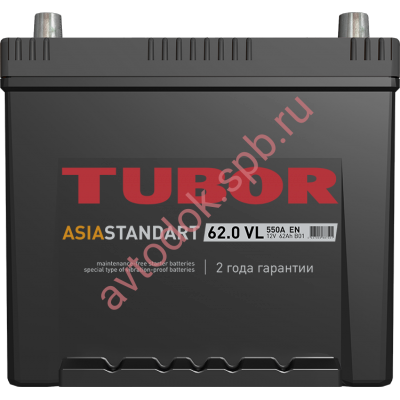АКБ TITAN Asia standart 6СТ-62.0 (230х171х221) 550А