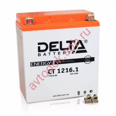 АКБ Delta moto 12v 16A/h (L+) 230А  151х88х164
