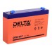 АКБ Delta DTM 607 6V 7A/h (клемма F1 зажим 4,8мм) 151х34х94