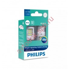 Светодиодная лампа "Phillips" W21вт 2шт 12/24V (W3х16d) LED WHITE