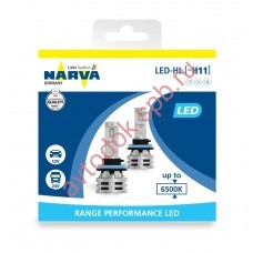Светодиодная лампа NARVA H11  12V 6500 K  Range Performancer LED (бокс 2шт.) 