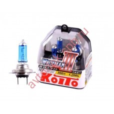 Лампа "Koito" Н7 55вт Whitebeam 4200K (2шт) BOX