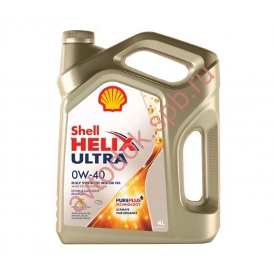 Масло SHELL Helix Ultra 0W/40 4л