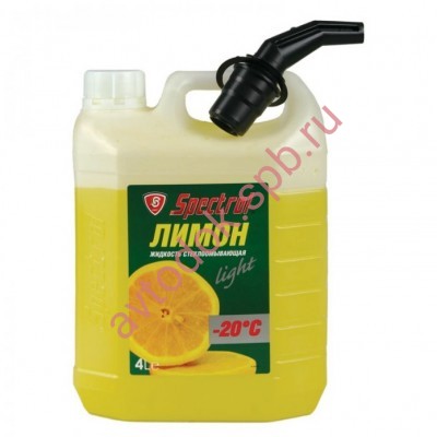 Стеклоочиститель зимний "Лимон" -20 ПЭТ 4л