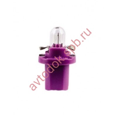 Лампа Патрон NARVA BAX 0,4W (BX8,5d) 12V violet