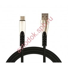 Кабель-переходник USB-micro (CB740-UMU-2A-CU-10B) медный черный 1м.