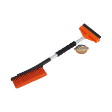 Щетка сметка для снега со скребком и водосгоном 55см АВТОСТОП