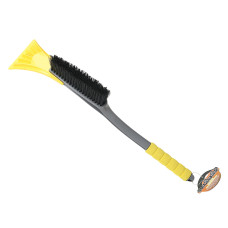 Щетка сметка для снега со скребком и мягкой ручкой 54см АВТОСТОП