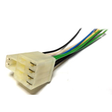 Разъем проводки на клавишу главного света 2108 с проводом АЭ