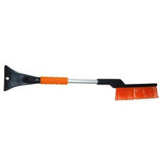 Щетка сметка для снега со скребком и мягкой ручкой 71см АВТОСТОП