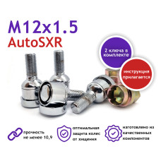 Секретки-болты М12х1.5х28 cфер.(2кл.) c кольцом