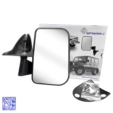 Зеркало 2121 боковое правое (антиблик) в уп-ке "АВТОБЛИК 2"