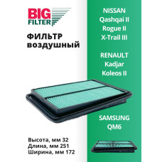 Фильтр GB-95127PL воздушный  NISSAN QASHQAI (J11) (2014>)