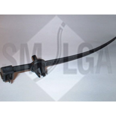 00383 Хомут универсальный на клипсе 160х8(d-8)