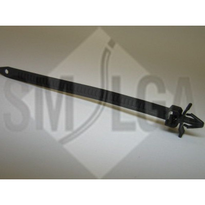 01083 Хомут универсальный на клипсе 142х8(t-19/d-9)