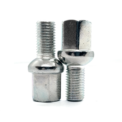 Болт колеса М12х1.5х40х21 сфер. стальной диск VW