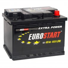 АКБ EUROSTART Extra Power 60 Ah R+ (242х175х190) 480А