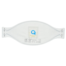 Респиратор трехпанельный О2 3111 FFP1 с клапаном выдоха (аналог 3М 9312)