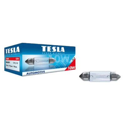 Лампа "TESLA" C10W 12V (SV 8.5-8) 