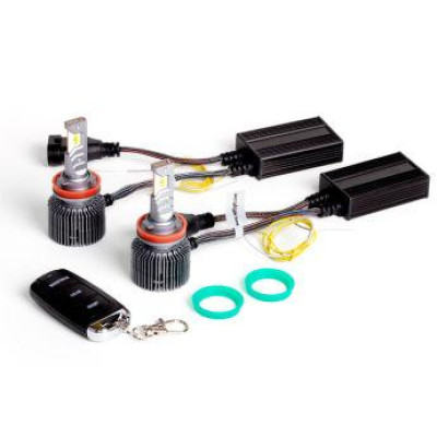 Светодиодные лампы "MTF" Н7/H18 DIGITAL LIGHTING  (2шт. к-т) 3000-7000К 4500lm управление смартфоном