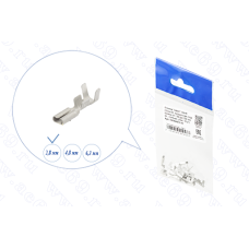 Клеммы (мамы) 2,8 луженая К2 колодочн. (под провод 1,5-2,5 мм кв.) уп.-10шт.