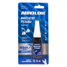 Фиксатор резьбовых соединений синий 10мл ABRO MASTERS ("ABROLOK")