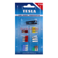 Предохранители флажковые к-т MICRO 2FR (5А-30А,12 шт.+щипцы) TESLA