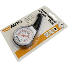 Манометр шинный пластик в блистере ТА-202 (до 5 АТМ) TOP AUTO