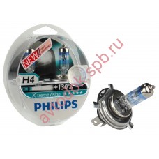Лампа "Phillips"Н4 60/ 55вт  X-TREME VISION Pro 150 P43 (бокс 2шт.)