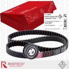 Ремень ГРМ 2108 + ролик натяжит. к-т ROSTECO