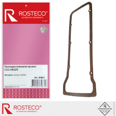 .Прокладка 2123 клапанной крышки (силикон+пробка) ROSTECO