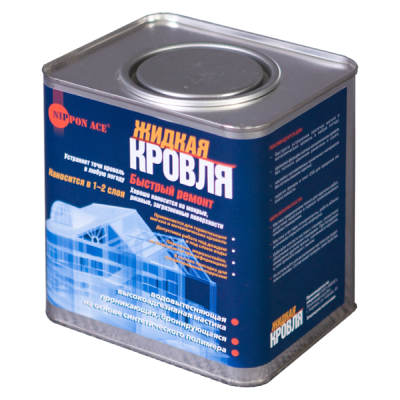 Полимерная композиция "Жидкая кровля" 2,4л NIPPON ACE