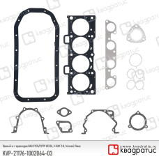Набор прокладок двигателя с ПГБЦ 21179 VESTA, X-RAY (1.8, 16кл.) "Люкс" Квадратис
