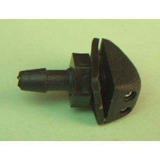 Форсунка омывателя двойная (квадрат. на гайке)