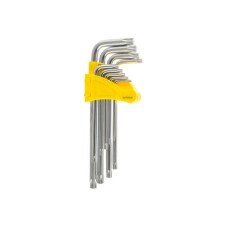 Набор ключей TORX 9шт (Т10,15,20,25,27,30,40,50) ЭВРИКА