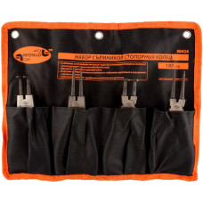 Набор съемников стопорных колец 180мм 4 шт.в сумке АВТОДЕЛО
