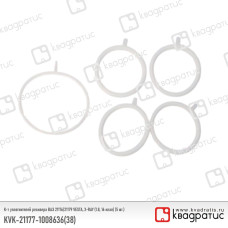 .Кольца уплотнительные канала ресивера  21176/21179 VESTA, X-RAY (1.8, 16 клап) (5 шт.)  Квадратис
