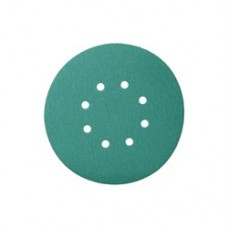 Шлиф. круг Green Alo 125мм на бумажной основе 8 отв. Р 80 зеленый (упак. 50шт