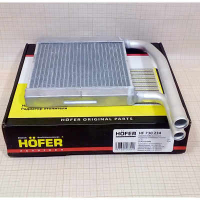 Радиатор печки 2190, Калина-2, Datsun (МКПП) паяный HOFER