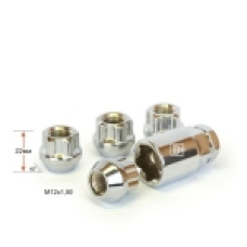 Секретки-гайки М12х1.5х22 кон. откр.(2кл.) c кольцом