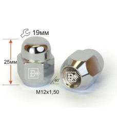 Гайка колеса М12х1.5х26 кон. закр. Mazda,Mitsubishi,Toyota