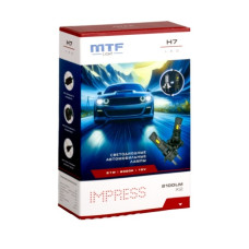 Светодиодные лампы "MTF" Light 12В H7 IMPRESS  12V, 21W, 2100LM, 6000K