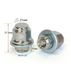 Гайка колеса М12х1.25х37 прессшайба Nissan