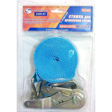 Стяжка для груза  2,5 т. 3,8 см. 6м (в блистере) AUTOVIRAZH