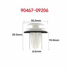 98080 Держатель обшивки салона Toyota