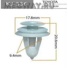 98082 Держатель обшивки двери багажника Toyota Corolla