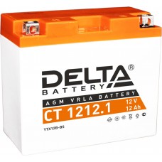 АКБ Delta moto 12v 12A/h (L+) 155А  151х71х130