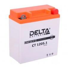 АКБ Delta moto 12v 5A/h (R+) 65А 120х61х129