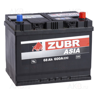 АКБ ZUBR Premium ASIA 68Ah R+ 232x173x225 670A