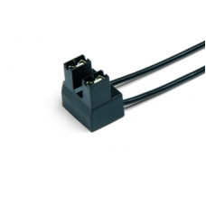 Разъем проводки на лампу Н-7 2 провода угловой AX-3392